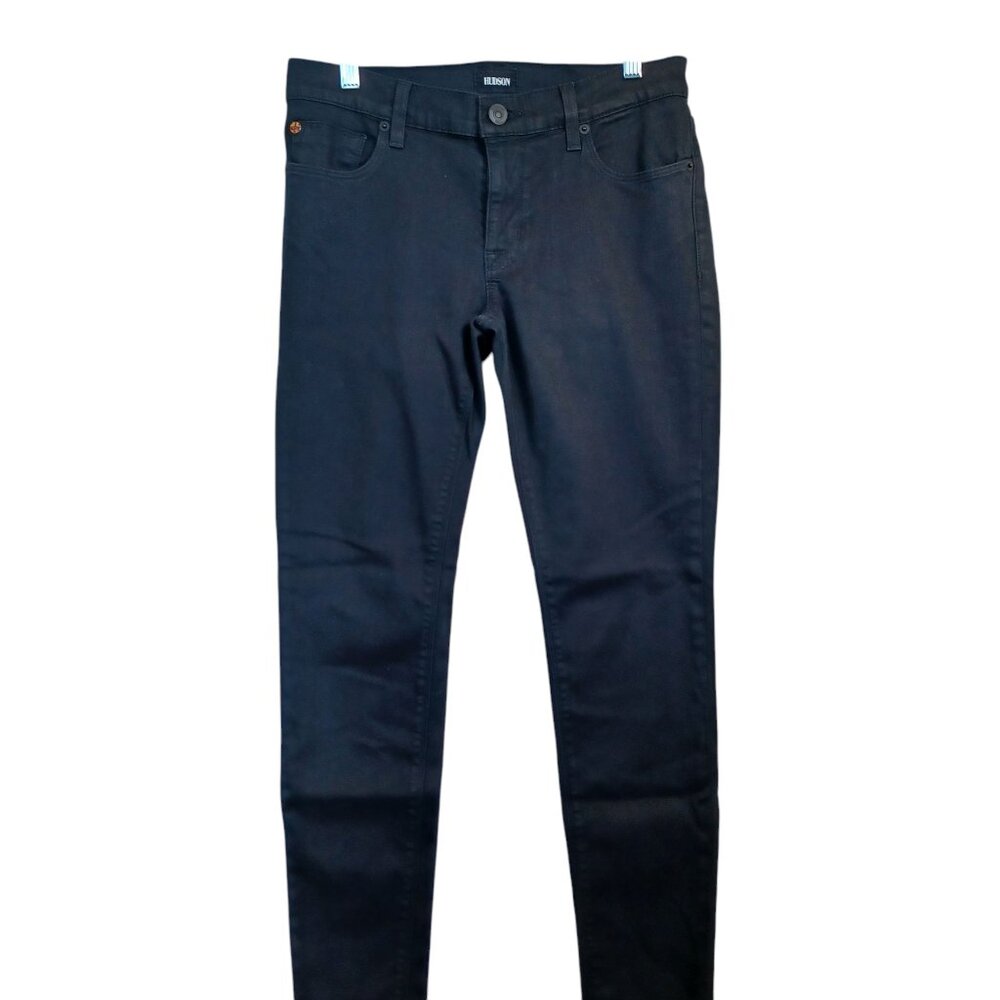 Hudson Jeans Krista Ankle Black Super Skinny Stretch Denim‎ Womens 28